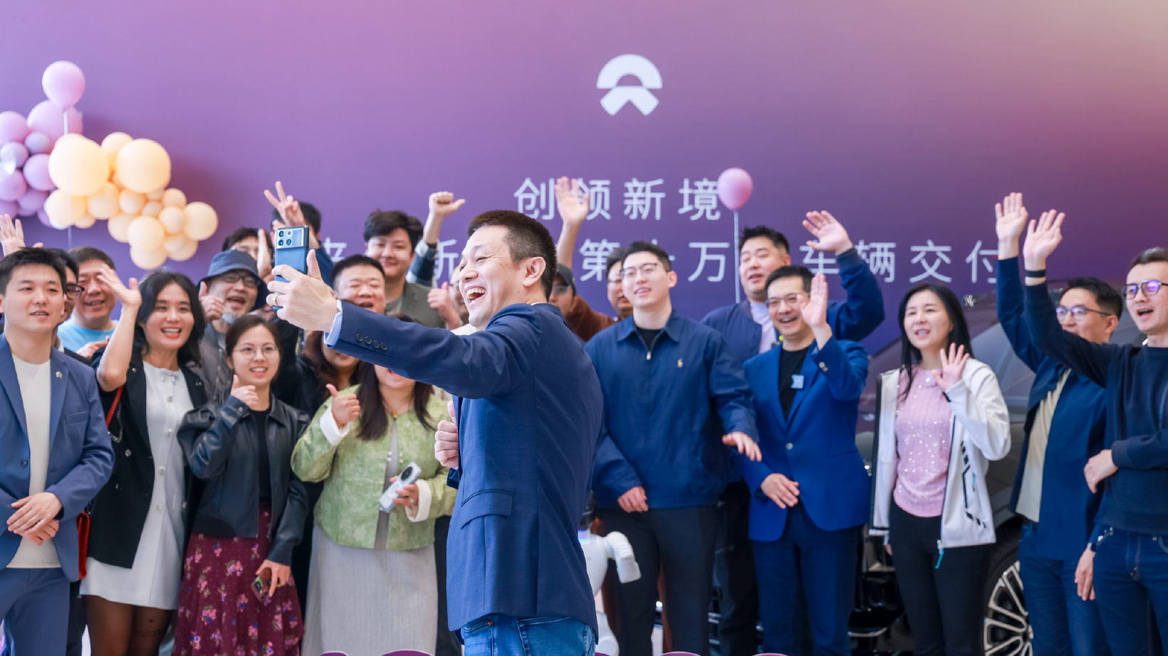 니오 신형 ES8, 10만 번째 신차 인도 완료