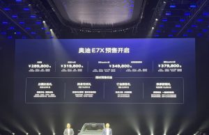 아우디 E7X 사전 계약 시작, 한정 기간 28만 9800위안부터