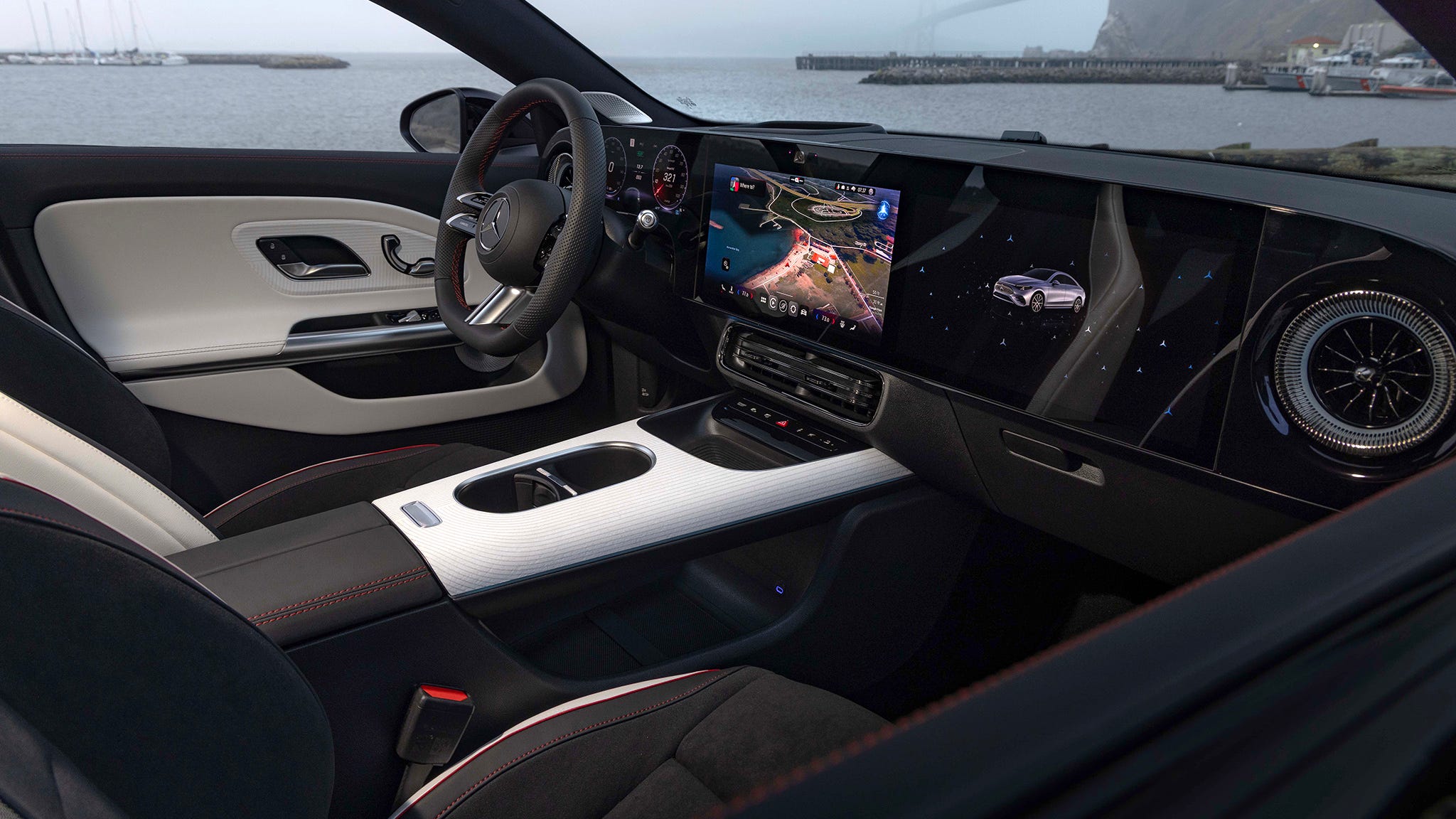 Fahrveranstaltung Mercedes-Benz CLA mit EQ Technologie in San Francisco, 2025 // Test Drive Mercedes-Benz CLA with EQ Technology in San Francisco, 2025