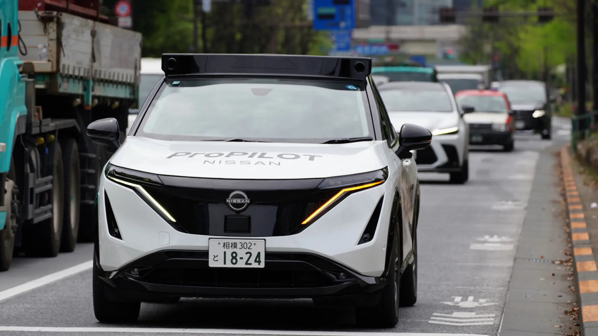 We test Nissan’s AI-powered autonomous tech on the streets of Tokyo